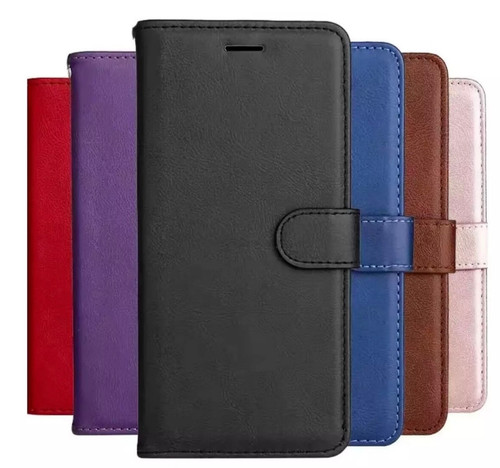Leather wallet case for iphone - leather,
