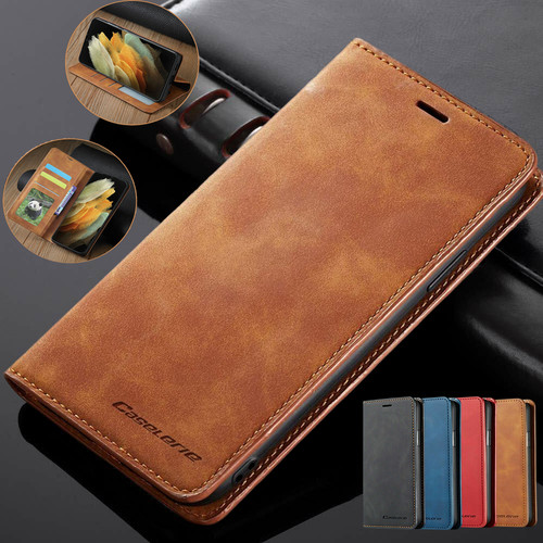 Leather flip wallet - wallet, case