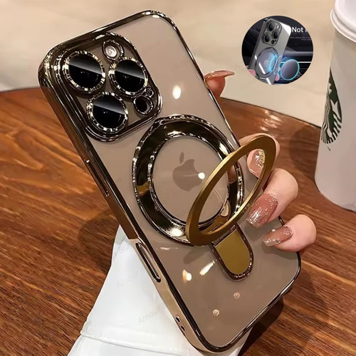 Magnetic case clear shockproof - clear,